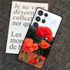 Red Corn Poppy Flower Case For Samsung Galaxy S25 S26 Ultra S20 S21 S22 S23 S24 Ultra S10 Plus S25 FE Back Cover