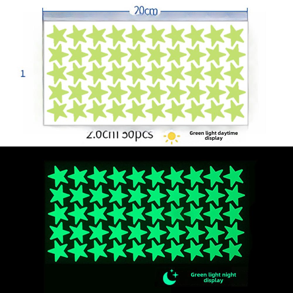 

Светящиеся наклейки на стену в виде звезд для гостиной, спальни, украшения выключателей, детской комнаты, общежития, творчества своими руками