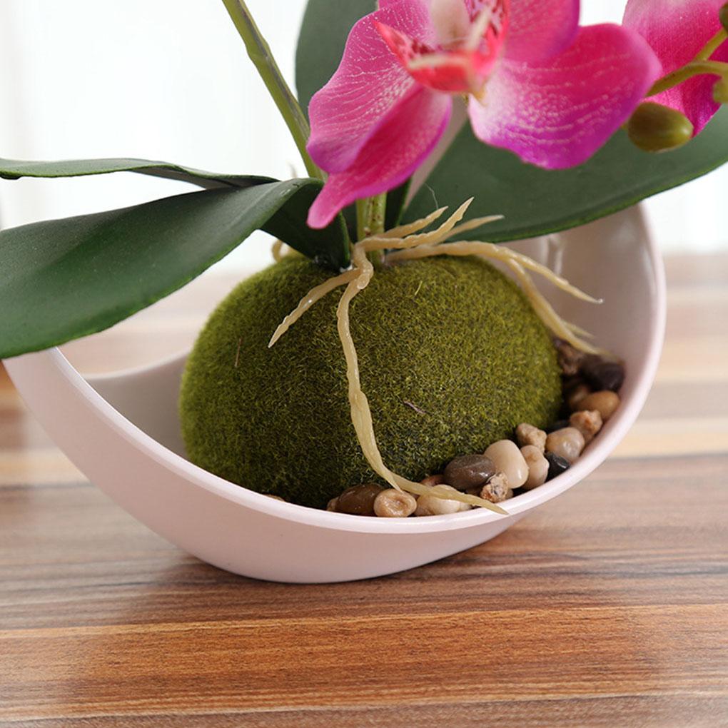 Umělá orchidej, umělá květina, zahradní dekorace, elegantní prostorově úsporná kuchyňská svatební dekorace, domácí samolepky, květiny