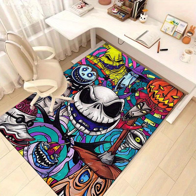 1pc Halloween Themed Carpet for Home Decor, Office Rug, Chair Cover, Outdoor Mat, Gift Ideaz4162