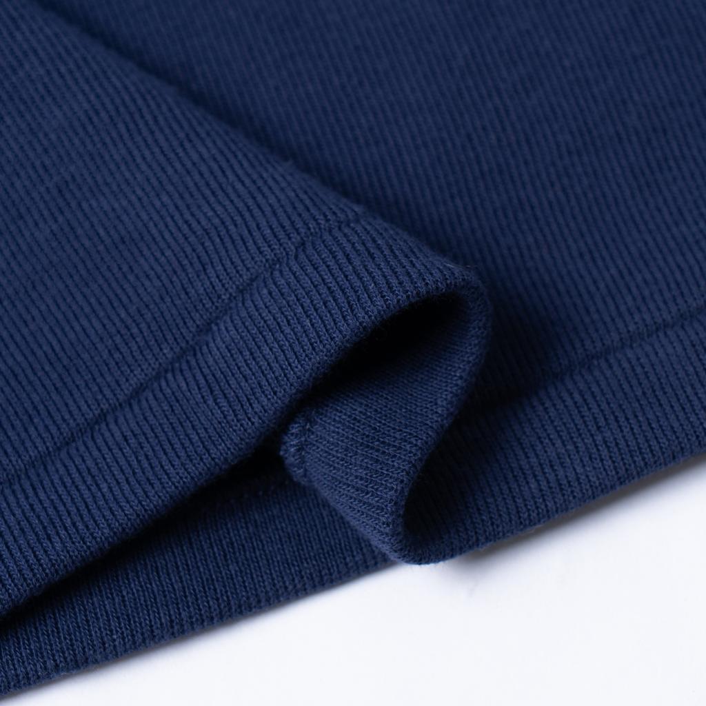 Polo Ralph Lauren Chlapecká jednobarevná mikina s vyšívaným logem na poloviční zip s dlouhým rukávem Dětská mikina Námořnická modrá 323886908-001