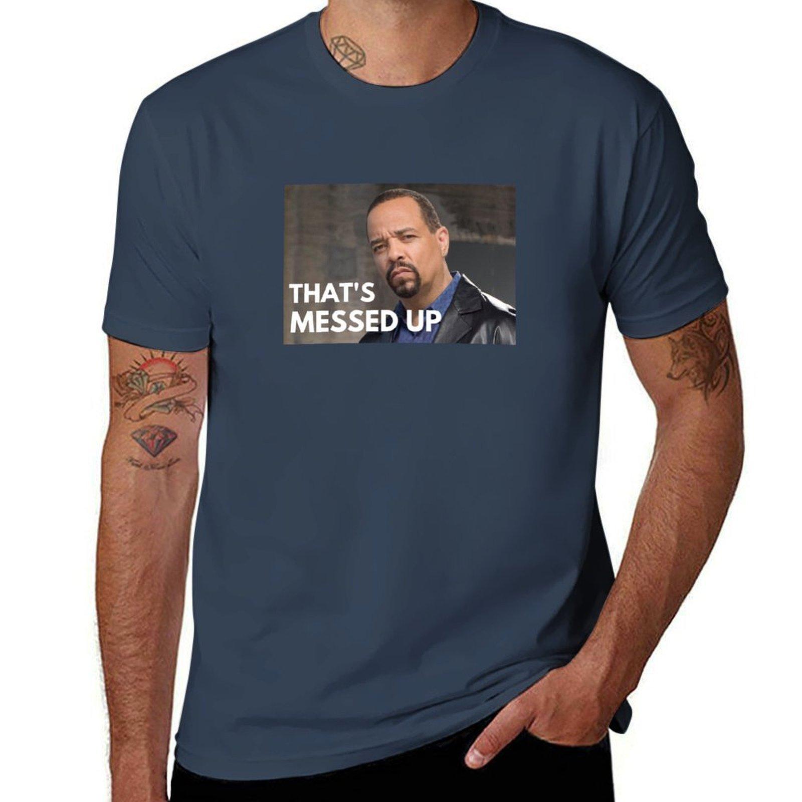 Law and Order SVU Fin Thats messed up TShirt Plus Size Summer Casual TShirt S
