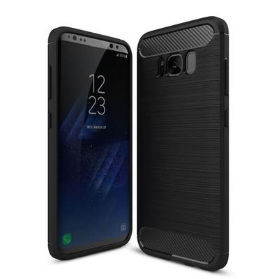 Hülle - Samsung - Galaxy S8 - Stoßfest - Flexibel - Kohlefaser - Schwarz