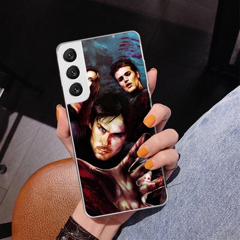 The Vampire Diaries Salvatore Phone Case For Samsung Galaxy S24 S25 Edge S26 Ultra S23 S22 S21 Plus S20 FE + Personalized Print