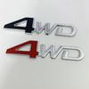 3D Metal 4WD Car Emblem Sticker - Four-Wheel Drive Logo Tail Decoration