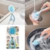 Kitchen Cleaning Brush With Plastic Material For Pots And Dishware