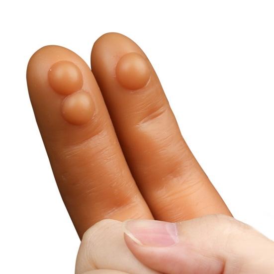 Yousheng G-spot Finger Sleeve Massager Liquid Silicone Material Finger Sleeve with Bump for Clitoris Breasts Stimulation Adult Couple Sex Toy