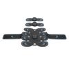 Abdominal Muscle Toner Fat Burning USB Rechargeable Multi Gear Abdominal Training Device for Workout with 3pcs Patch