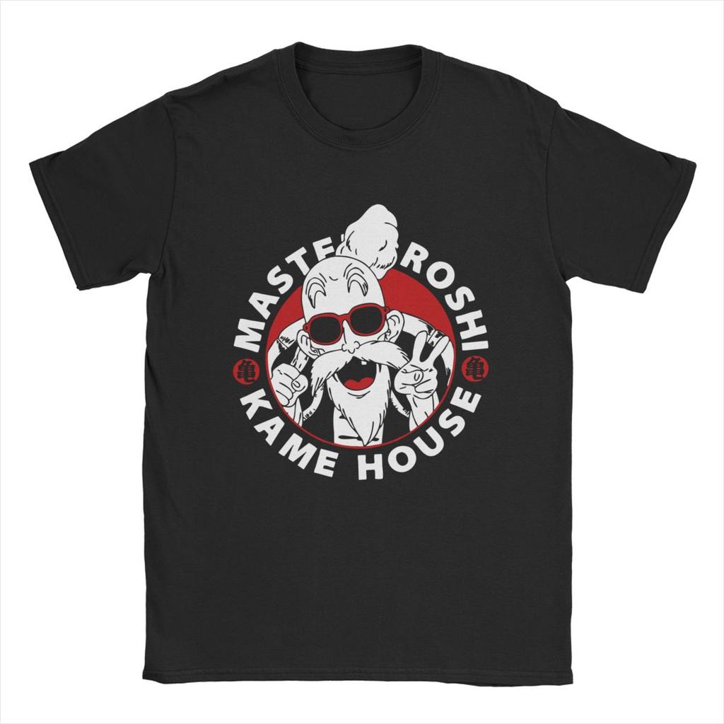 Dragon Ball Master Roshi Muten T Shirts Unisex Womens Cotton TShirts O Neck Kame Sennin Jackie Chun Tee Shirt Clothes Plus Size