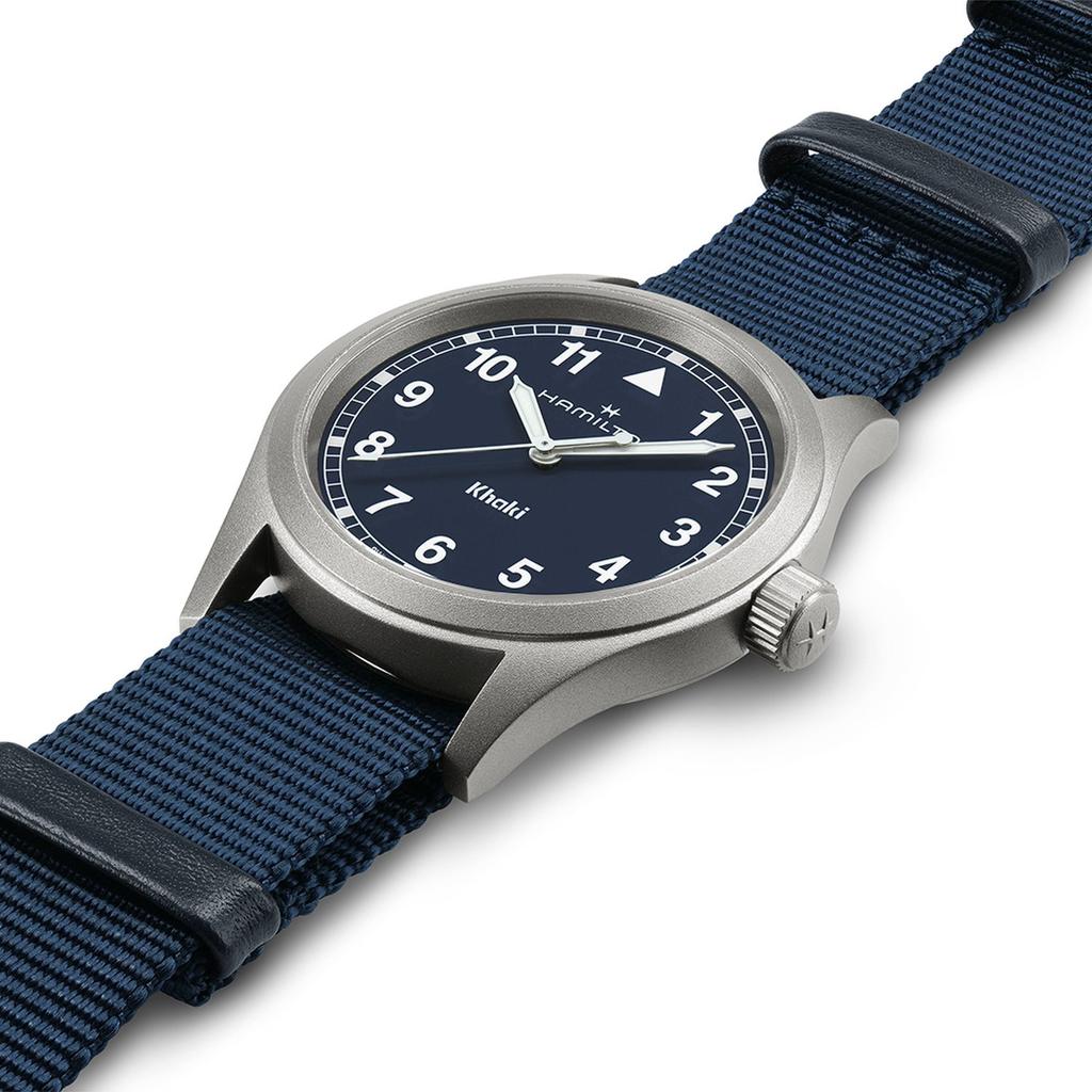 Hamilton Khaki Field Quartz 38mm Blue Dial H69401940