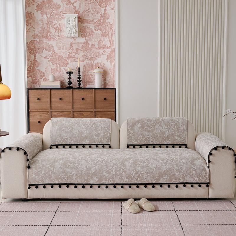French Sofa Cushion Universal Sofa Seat Cushion  New Non-Slip Cover Cloth Towel High-End Sofa Cover