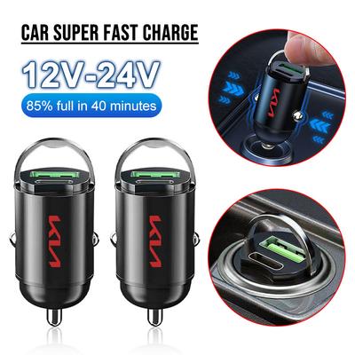 Autozubehör 1 Stück Autoladegerät USB Typ-C Schnellladeadapter Für KIA Sportage Ceed Rio 3 4 Picanto Sorento Optima Cerato Soul Amanti