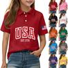Children's Daily Casual Short-sleeved Print Tops T-shirts Shirts