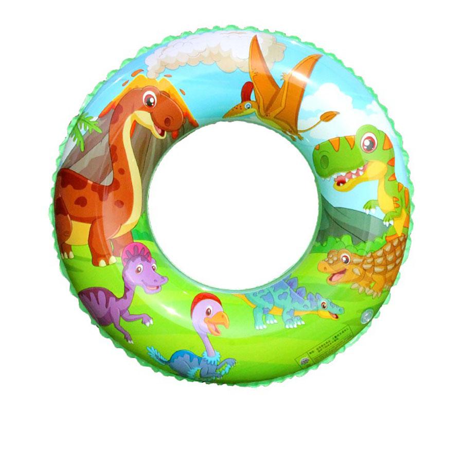 1pcs Dinosaur Thickened Inflatable Swimming Ring Children's Water Sports Swimming Pool Floating Safety Floating Ring