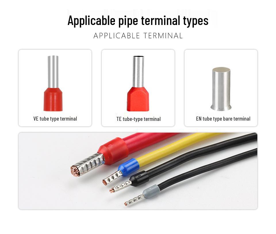 YE16-4E 4-Sided Cold Crimping Pliers for 16 Square Pin Terminals