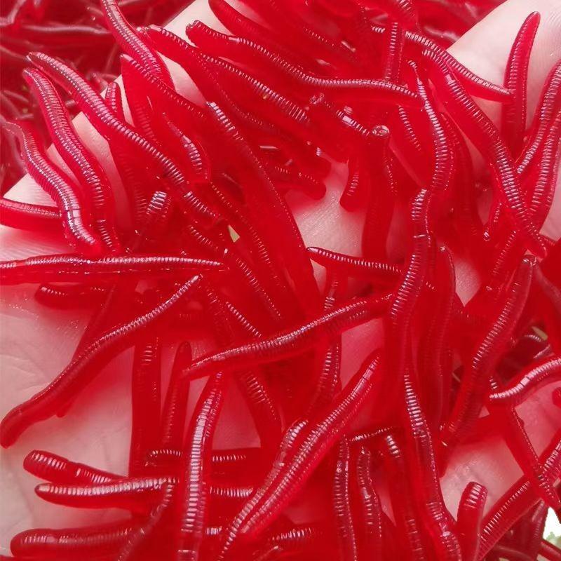 Fishy Bloodworm Soft Lure: Bionic Imitation Earthworm Bait