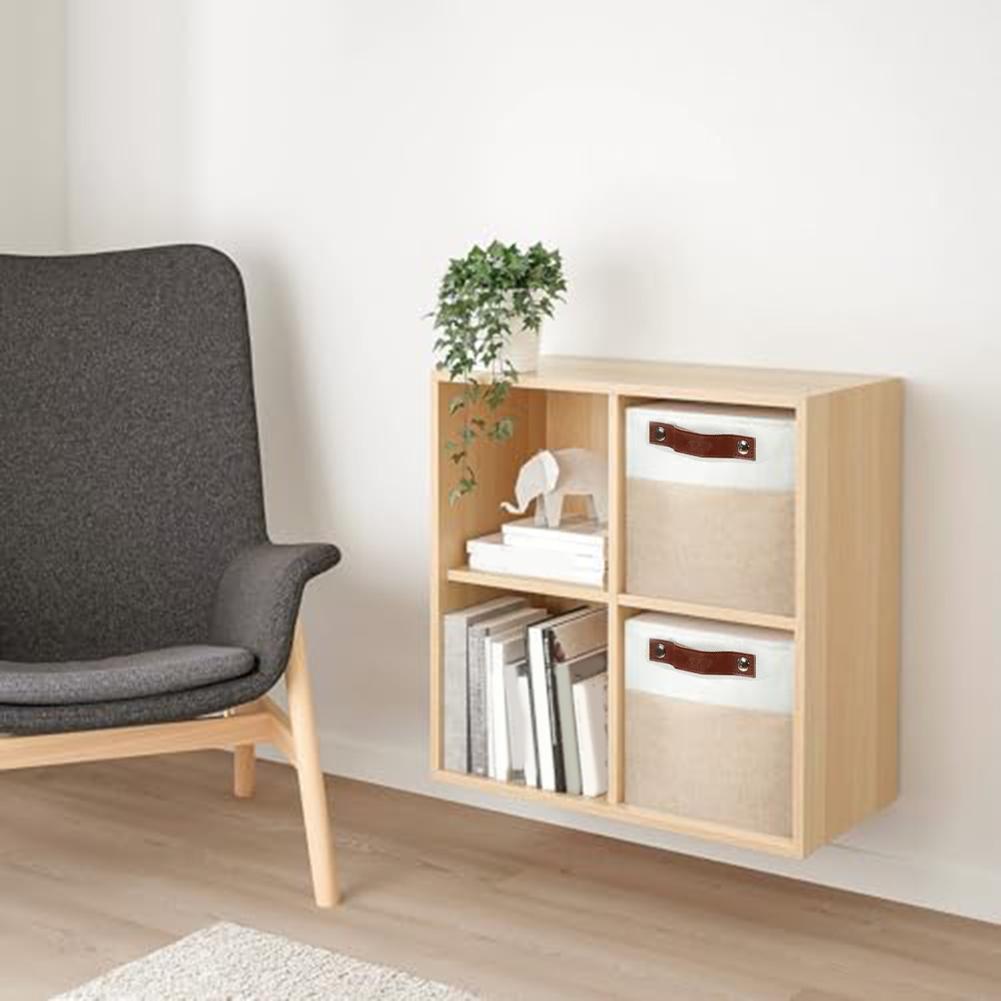 Home Decor Organized Living Space 27x27x27cm Foldable Bins Available In White Compact Storage Lightweight Design