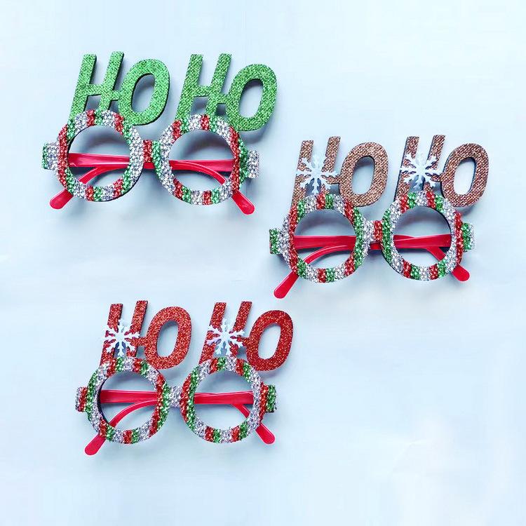 Creative Christmas Glasses - Santa, Snowman, Antlers for Adults & Kids