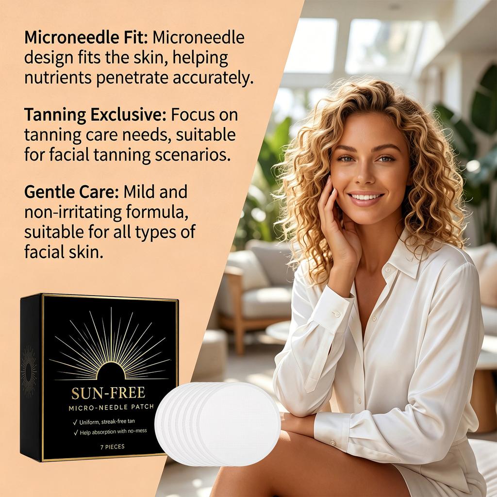 Parche para Bronceado para el Sol de Verano al Aire Libre Piel Bronceada sin Sol Cuidado Facial Corporal Parche de Bronceado Conveniente
