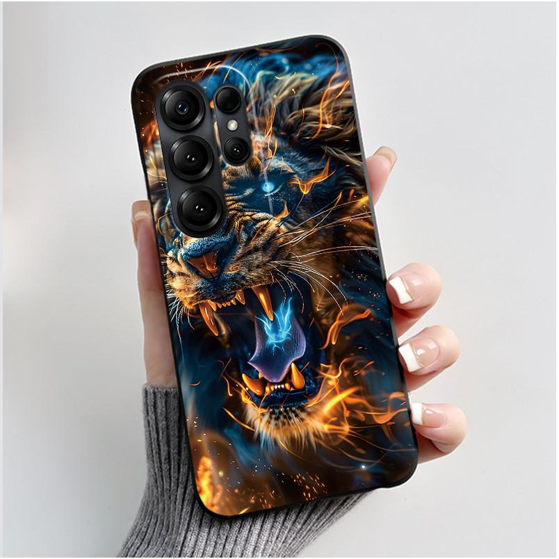 Anti-scratch Phone Case For Doogee Note 56X/56X Pro Casing Soft Silicone Beautiful Brightly Colored Sunflowe Pattern Black Cover