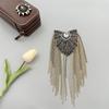 Beaded Shoulder Epaulets Handmade Shoulder Jewelry Tassels Epaulettes Clothing Accessories Epaulet Shoulder Brooches