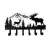 Wrought Hook Rack with Two Hooks, Key Holder for Wall, , Door Hanging , Entryway Coat Rack