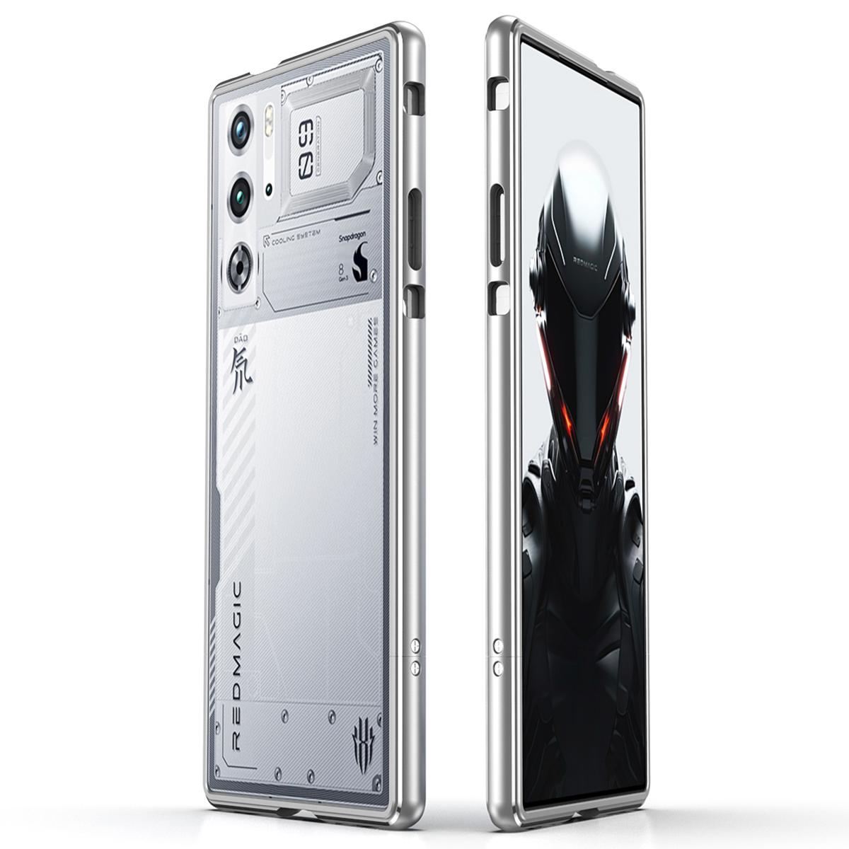 

Для ZTE nubia Red Magic 10 Pro+ 5G/10 Pro 5G/9 Pro 5G/9 Pro+ 5G Бампер Чохол Рамка Silver
