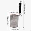 Food Strainer Basket In Stainless Steel for Rinsing Pasta And Dumplings
