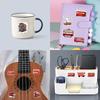 55pcs Suitcase Stickers Waterproof Stickers Scooter Computer Tablet Cartoon Decoration