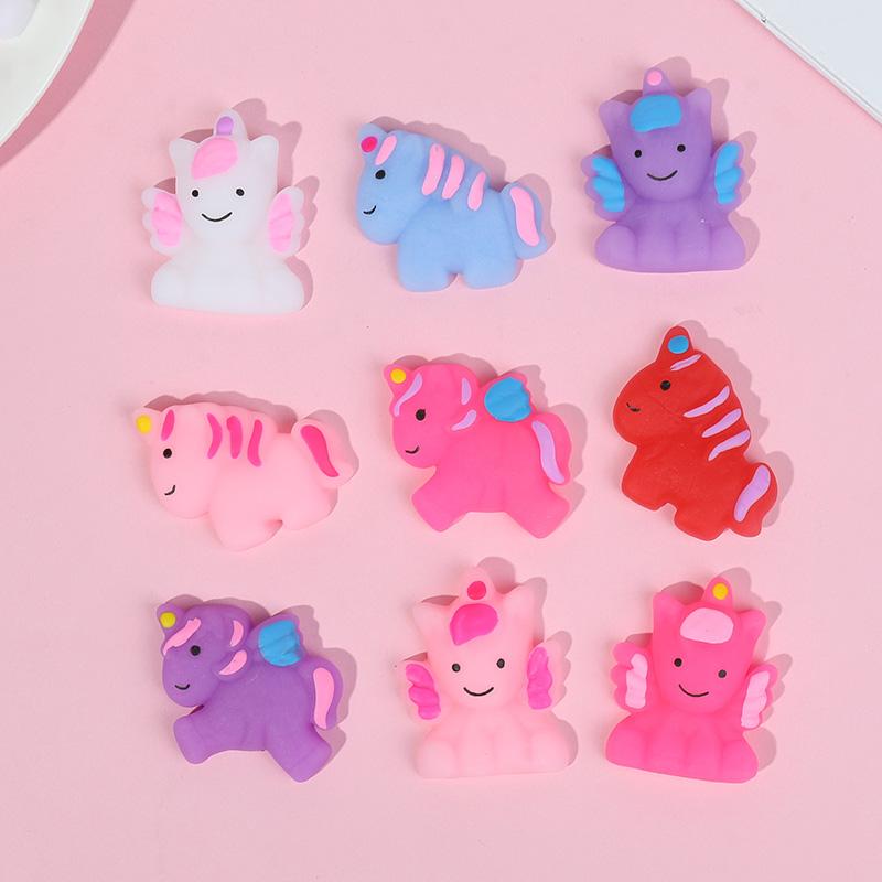 10/20/30 Stück Niedliche Einhorn Squishy Spielzeuge für Kinder Geburtstagsfeier Gastgeschenke Piñata-Füllung Niedliches Stressabbau Fidget Spielzeug Weihnachtsgeschenke