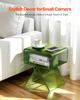 Acrylic Nightstand Side Table, Modern Clear Bedside Table with Storage Shelf, Transparent Small End Desk for Living Room, Bedroom, Home Decor, No