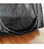 Women's 2024 Commuter Tote: Large Capacity Shoulder Crossbody Handbag with Chain Design