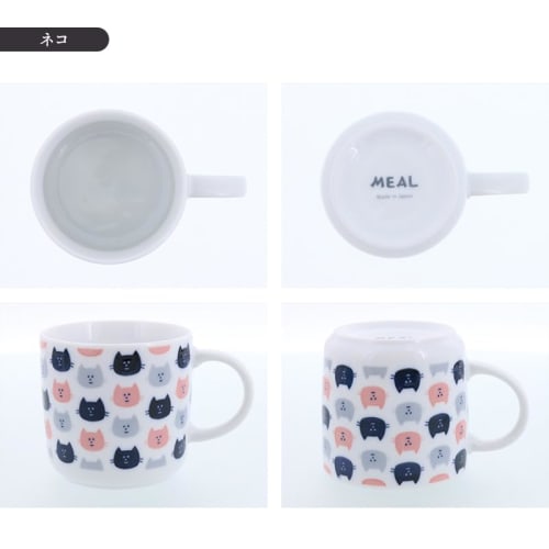 EAST Table Kids' Animal Cat Mug, 210cc, Made In Japan, Microwave and Dishwasher Safe, 13-012-03