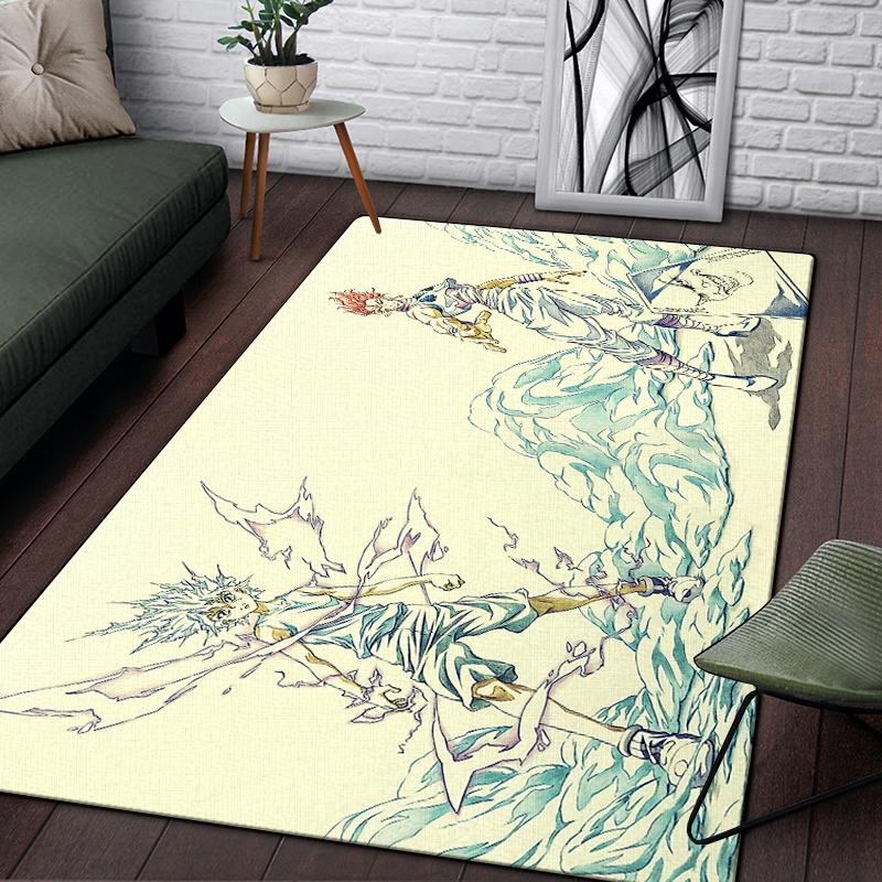 Hunter X Hunter Carpet for Living Room,Soft Flannel Rug for Bedroom ,Anti-Slip  BATHROOM Mat,  Baby Play Mat, Kitchen Mat