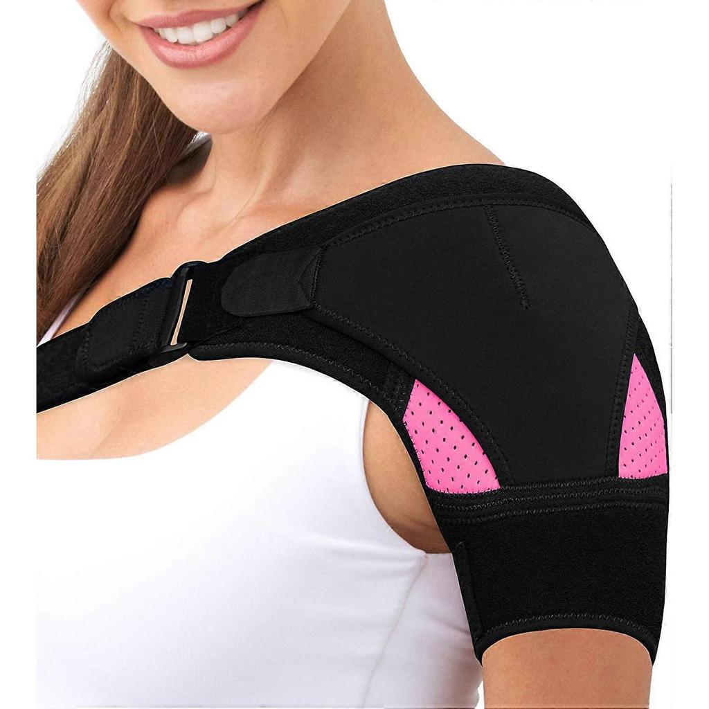 Can add ice pack sports shoulder breathable shoulder pads adjustable sprain fracture left and right shoulder pads