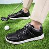 Breathable Leather Men Golf Shoes Non-Slip Women Golf Shoes Rubber Sole Unisex Golf Wear Sneakers Comfortable