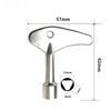 Clé en triangle intérieure multifonctionnelle pour ascenseur, compteur d'eau, armoire de commande électrique, compteur, vanne, outils ménagers