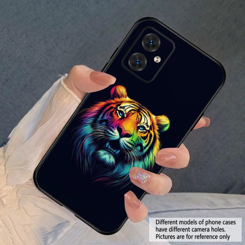 Löwe und Vogel Für Moto Edge 40 50 Neo 5G E 14 15 G04 G05 4G G24 G34 G35 G54 POWER G55 G75 G84 85 Silikon Weiche Handyhülle