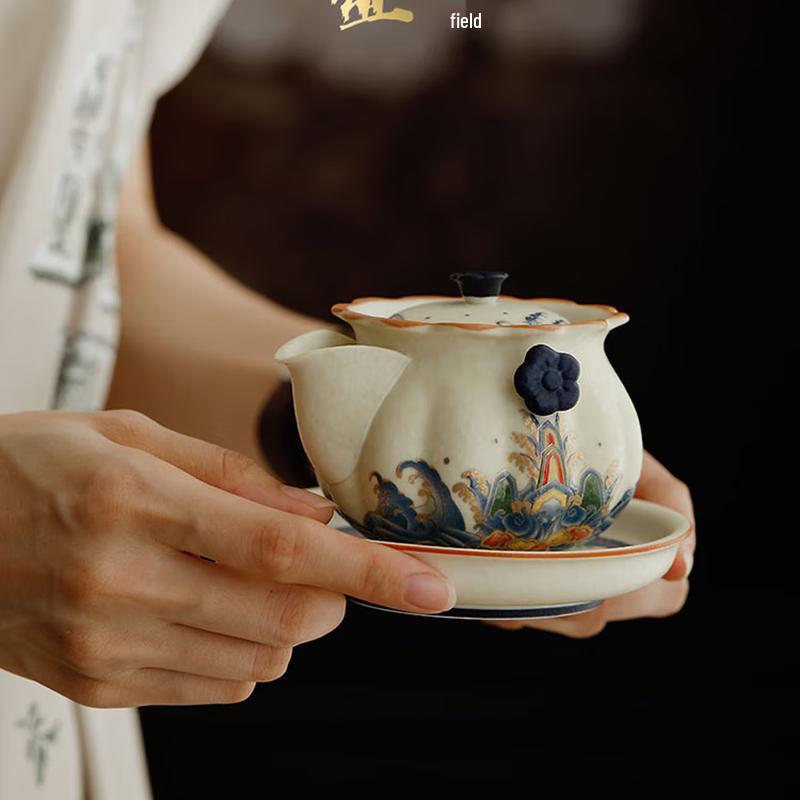

Qunrong Guochao Portable Ceramic Tea Set