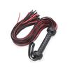 Fetish Black&amp;Red PU Leather Whip Flogger Handle Spanking Paddle Knout Flirt BDSM Adult Game Erotic Sex Toys for Women