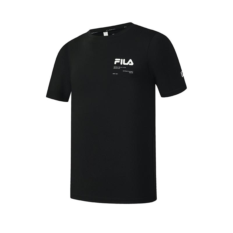 FILA Fitness Moisture Wicking Simple Sports Casual T-Shirt Men tops A51M621114FBK