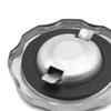 Universal Silver Tone Motorcycle Scooter Fuel Tank Gas Cap Cover Protector