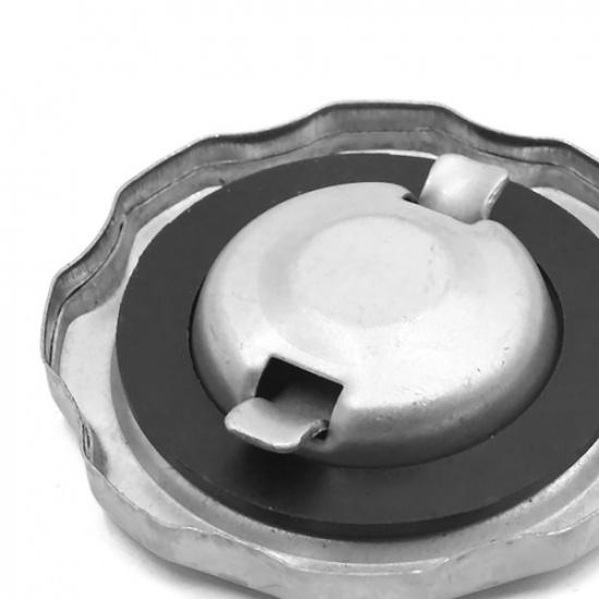 Universal Silver Tone Motorcycle Scooter Fuel Tank Gas Cap Cover Protector