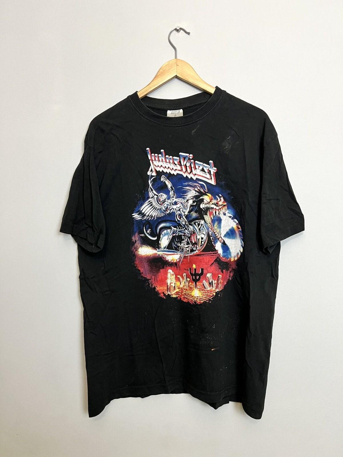 Vintage 90s Judas Priest Painkiller Metal Band Rock Tee Unisex T-Shirt XXXL