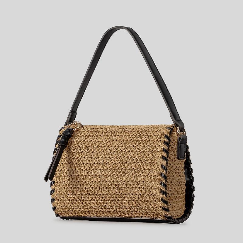 Large-capacity Woven Bag Vacation Beach Bag Fashionable Single-shoulder Bag