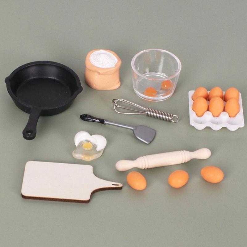 Handcrafted Miniature Bakery Counter With Wood Resin Plastic For Dollhouses Accessories Realistic Cooking Station Photography Prop