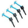 4Pcs Metal Universal Drive Shaft CVD 70mm for Tamiya TT02 110 RC Car Upgrade PartsBlue