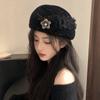 Versatile Beret Hat Hollow-Out Painter Hat Fashion Artist Hat  for Women