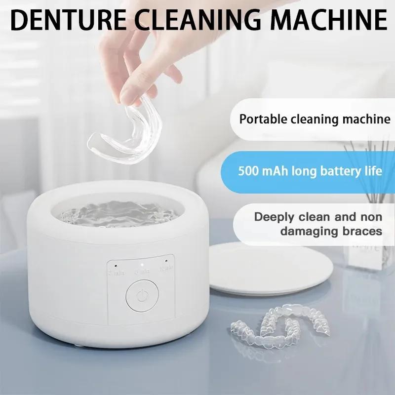 Xiaomi 50KHz Ultrasonic Cleaner for Braces Orthodontic Retainers USB-Rechargeable Multi-Function Denture Jewelry Cleaner High Frequency