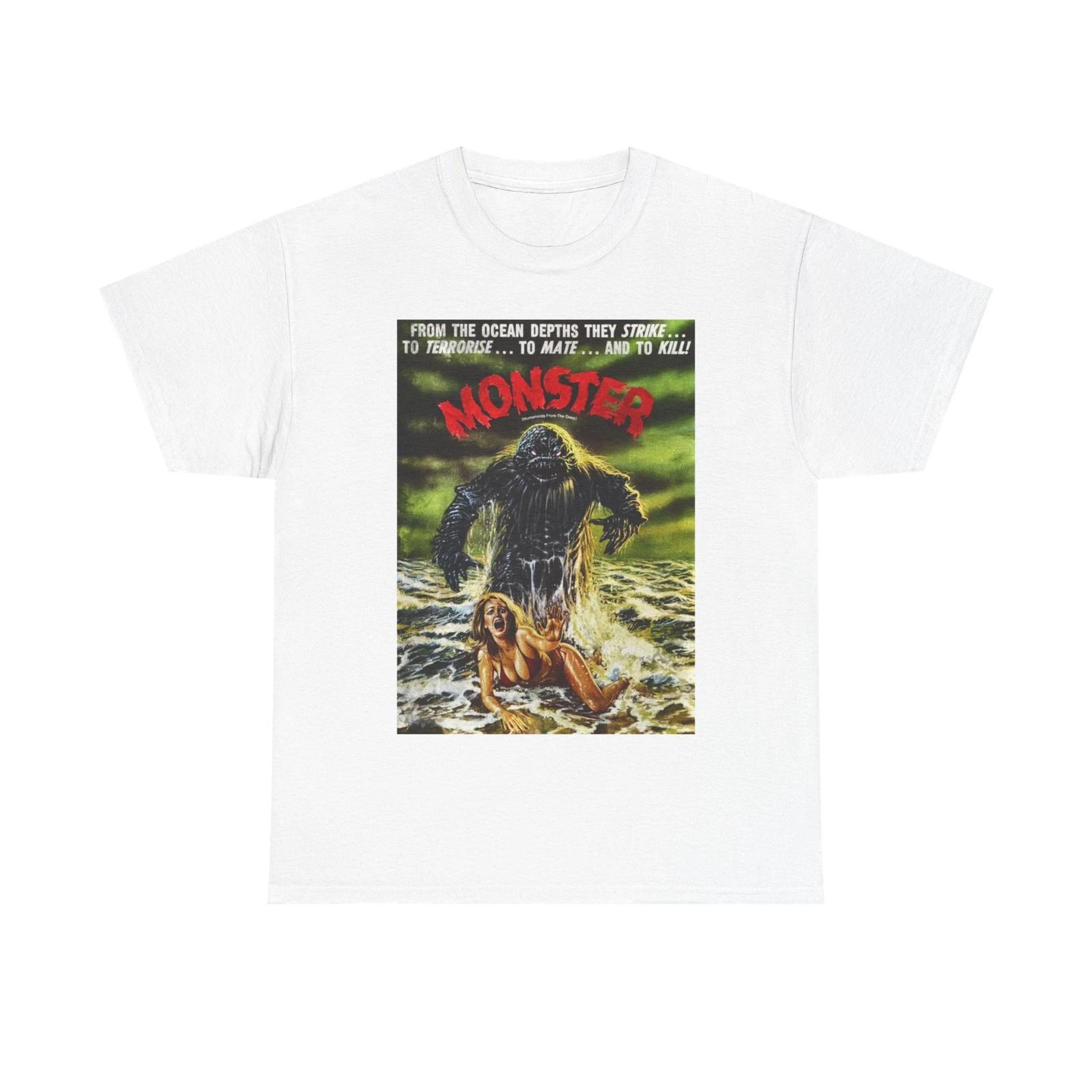 Men s and Women s T-shirts Ocean Monster L